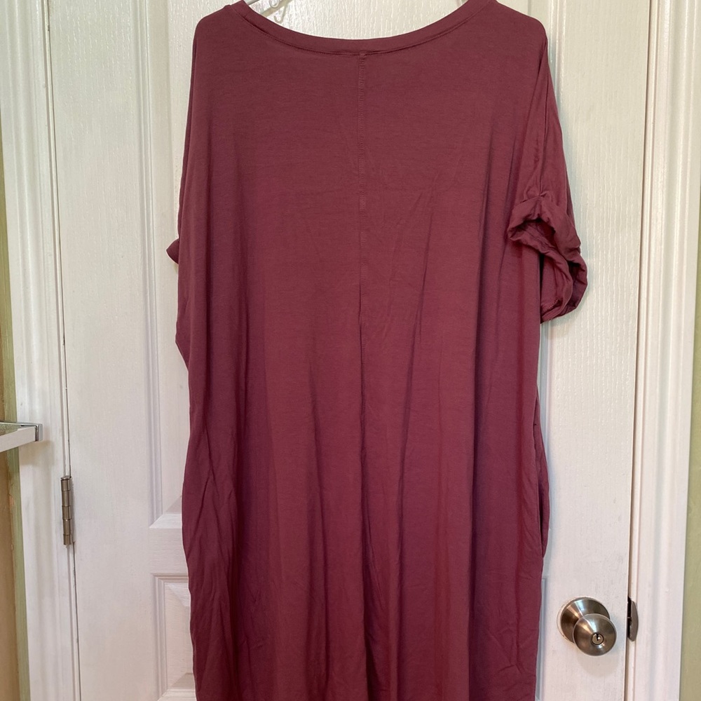 Mauve Shirt Dress